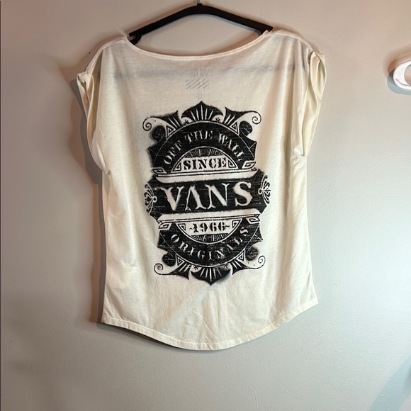 Vans Cream Relaxed Short Sleeve Tee - Picture 3 of 11